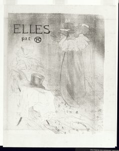 Omslag voor Elles, 1896 door Henri de Toulouse Lautrec
